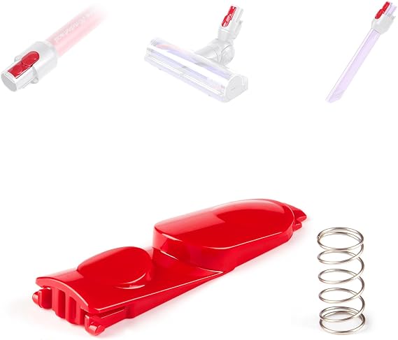 Extension Wand/Cleaner Head Clip Latch Tab Button Compatible with Dyson V7 V8 V10 V11 V15 Vacuum Cleaner Electric Drive Parts, Wand Tube/Illumination Tool/Cleaner Head Switch Button
