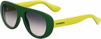 Havaianas Sunglasses Rio Shield Sunglasses, GRN YLLW, 54 mm