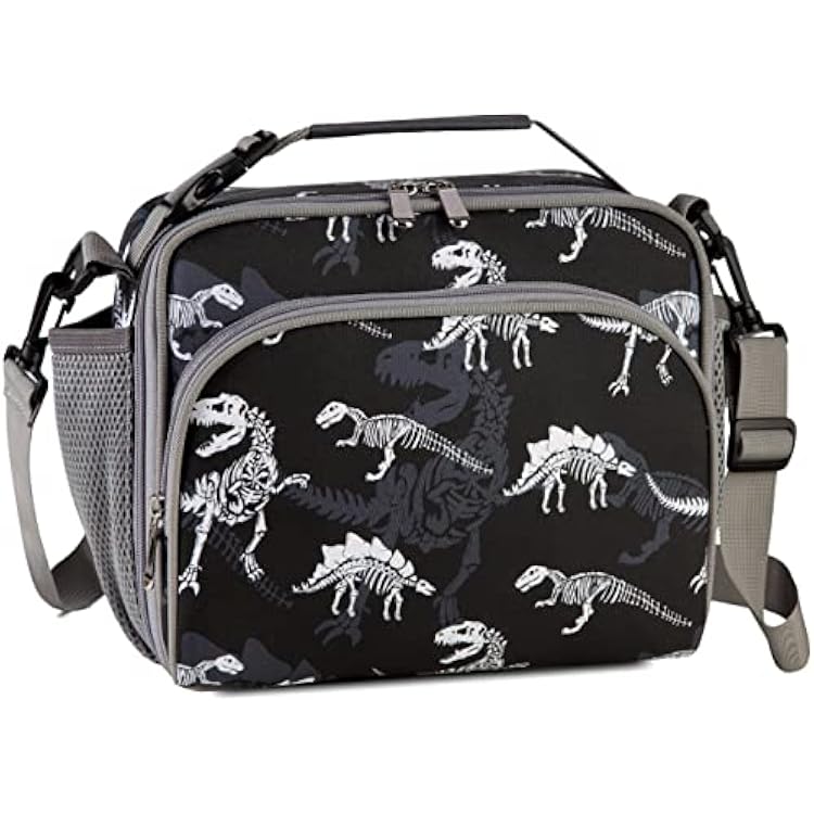 Large Kids Lunch Box, Insulated Lunch Bag for Girls Boys Teens Toddlers Cute School Lunch Tote with Shoulder Strap, VONXURY