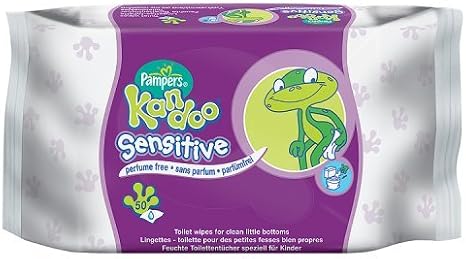 Pampers Kandoo Toilet Wipes Sensitive, 50 each