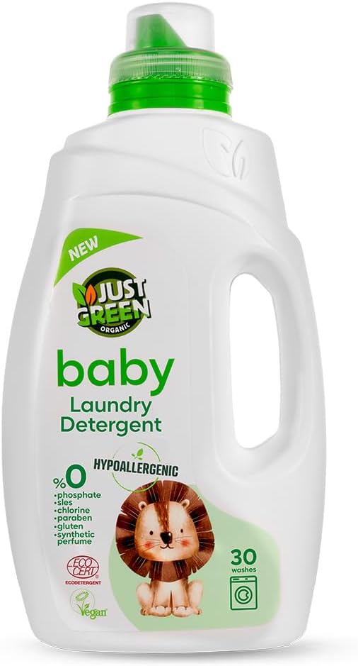 Just Green Organic Baby Laundry Determent 1 Pack (1 x 1500 ml)
