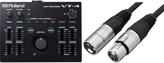 Roland VT-4 Vocal Transformer + Amazon Basics XLR Microphone Cable