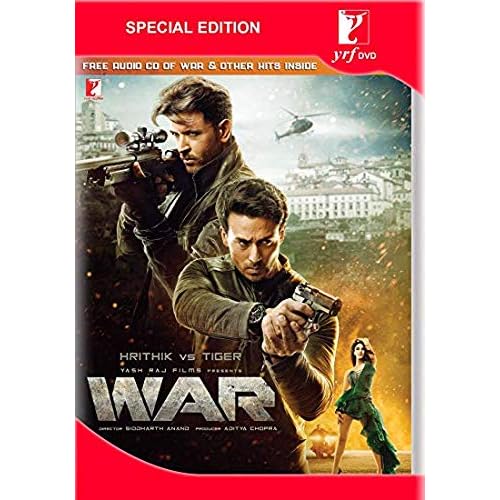 War (Brand New 2 Disc Dvd, Hindi Language, With English Subtitles, Released By Yash Raj Films)