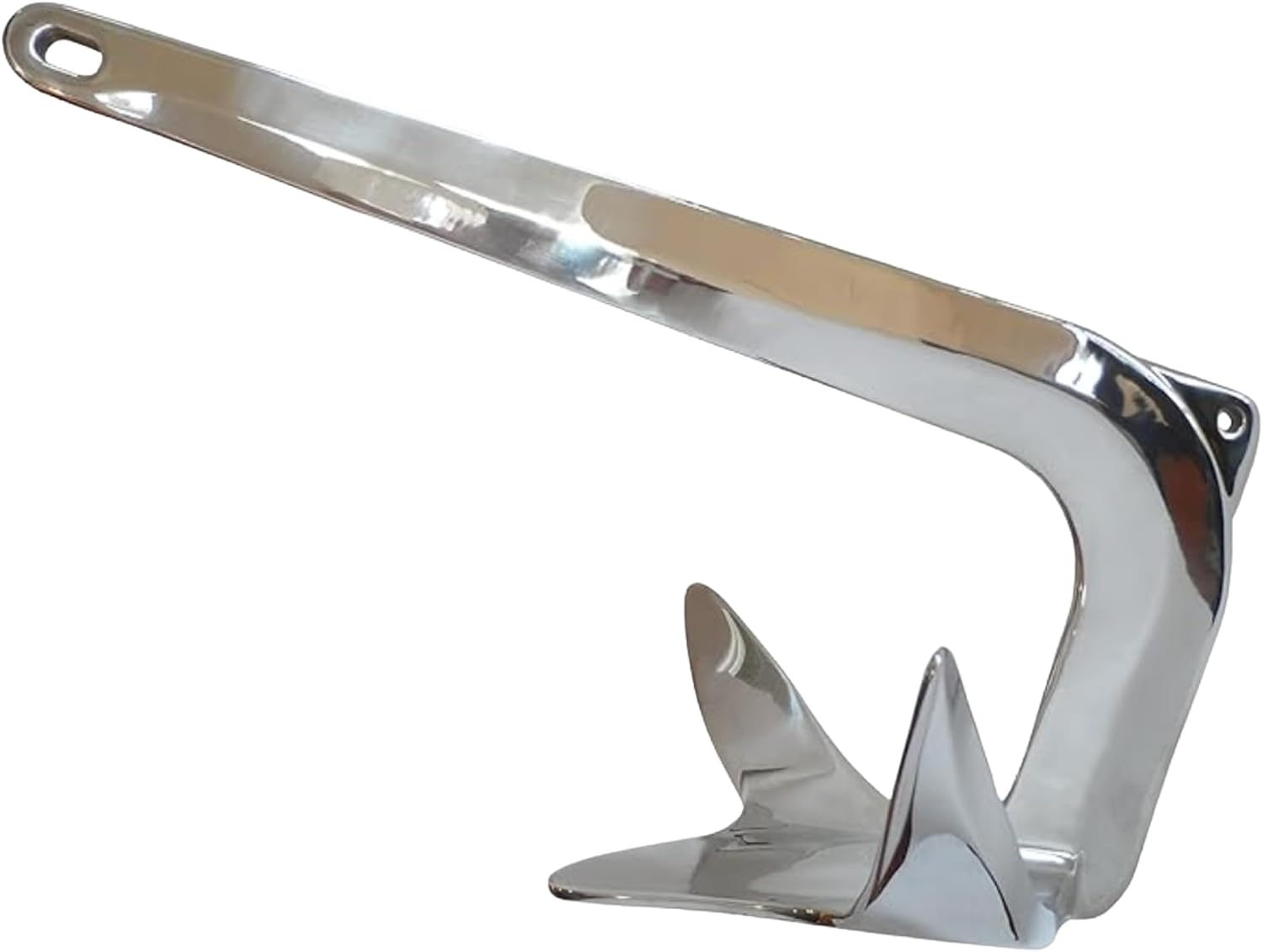 MarineNow 316 Stainless Steel BruceClaw Boat Anchor | AISI Marine Grade | Mirror Polished | Anti-Corrosion | Self-Righting | 2.5–50 kg 5.5–110 lb | Saltwater & Freshwater
