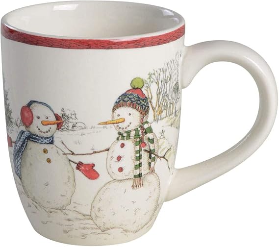 Williams Sonoma Snowman Mug
