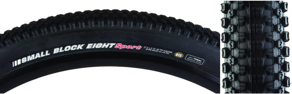 Kenda Small Block 8, Tire, 26X2.35, Wire, Clincher, DTC, 60TPI, Black