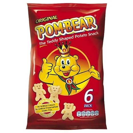 Crisps Pom-Bear Original 6X5X19G