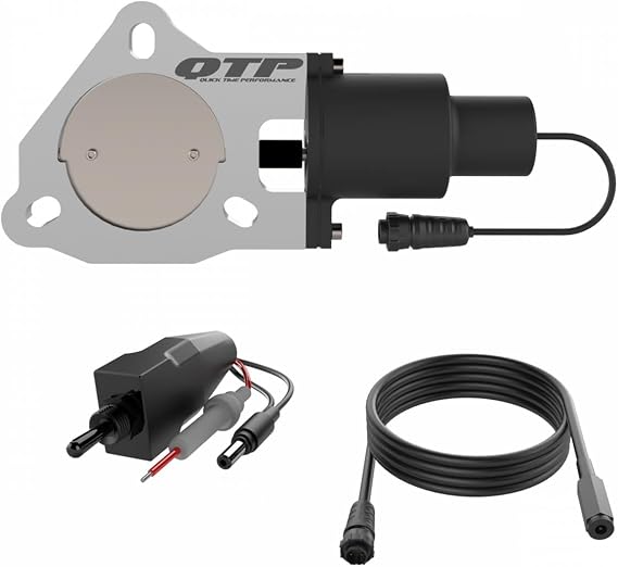 QTP -3in Bolt-On QTEC Electric Cutout Valve for Borla Exhausts - Single (QTEC30B)