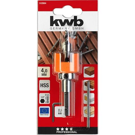 Kwb Countersunk Drill Bit 4 mm - 49512004