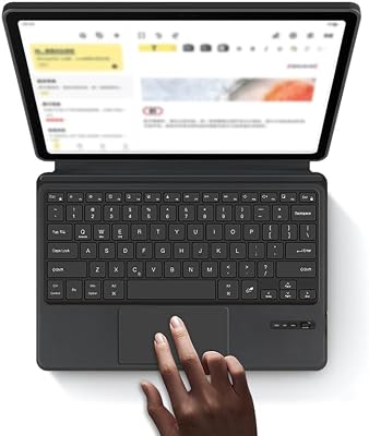 Integrated Keyboard Case for Galaxy Tab S9 FE 10.9Galaxy Tab S9 11 5G Tablet Case with Touchpad Keyboard Smart Folio Wireless Bluetooth Keyboard Case with Trackpad