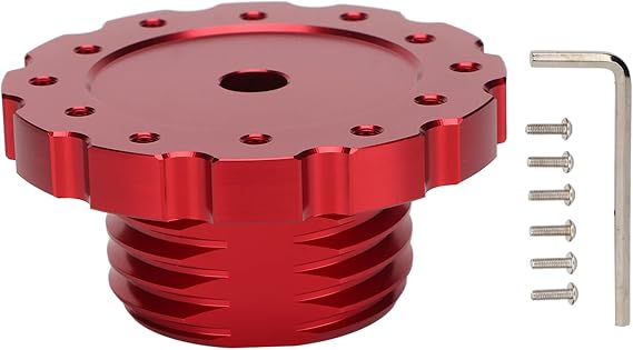 Gaming-Lenkradadapter für Thurstmaster TX T300 T500 TS PC TS XW T GT Servobasis Aluminium-Gaming-Lenkradadapter (Rot)