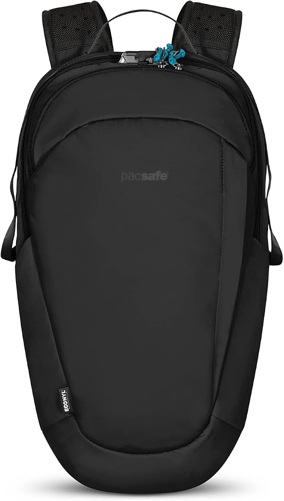 Pacsafe ECO 25L Anti Theft Backpack, ECONYL Black