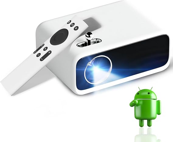 Wanbo Mini Pro Projector, Android Operating System, 300 ANSI Lumens, Screen Mirroring