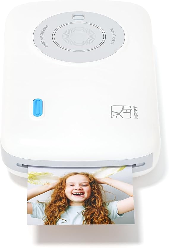 HPRT Portable Photo Printer for iPhone, 2x3 Mobile Photo Mini Color Printer | Wireless Picture Printer for Smartphone, Instant Thermal Dye Sublimation