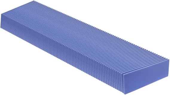 105 Pack 20x67x1.5mm Thermal Conductive Silicone Pads with 6.0 W/mk Thermal Conductivity, Soft Safe Simple to Apply for SSD CPU GPU LED IC Chipset Cooling -Blue
