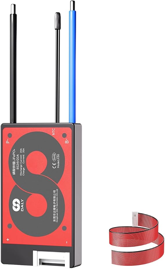 DALY BMS 8S 24V 20A LiFePO4 with Cell Balancing