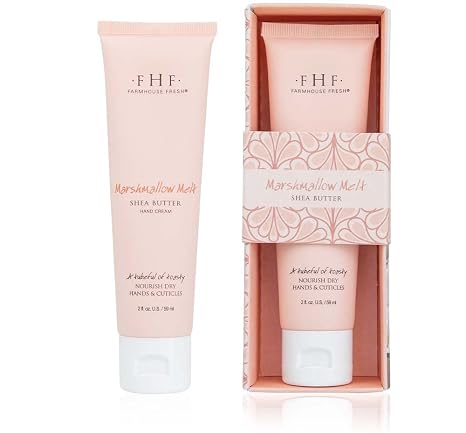 FarmHouse Fresh Marshmallow Melt Shea Butter Hand Cream, Marshmallow, 2 Fl Oz