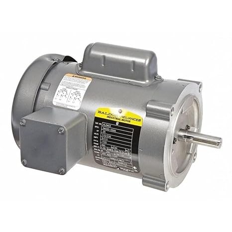 Baldor KL3403 General Purpose AC Motor, Single Phase, 56C Frame, TEFC Enclosure, 1/4Hp Output, 1725rpm, 60Hz, 115/230V Voltage