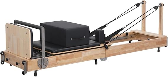 Foldable Pilates Reformer Machine, Wooden Pilates Reformer, Reformer Machine, Pilates Studio Machine, Home Pilates Reformers, Studio Equipments for Home
