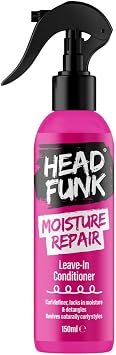 Head Funk Leave In Conditioner Spray for Hair | Curl Definer, Locks in Moisture & Detangles - Revives Natually Curly Styles | Moisture Repair Conditioner Spray 150ml