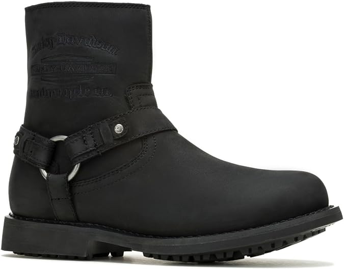 Harley-Davidson Men's Scout RVLTN Black Waterproof Motorcycle Boots, D93867