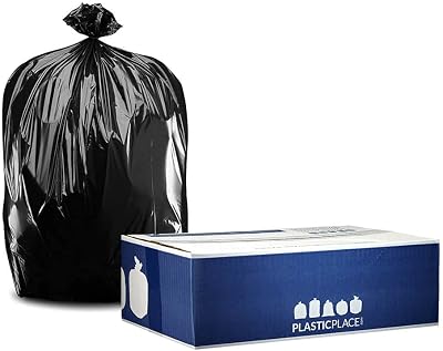 Plasticplace 40-45 Gallon Trash Bags On Rolls 1.2 Mil, 40w X 46h, 100 Count