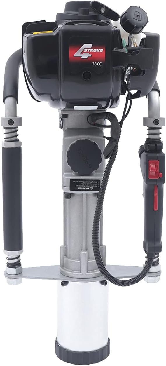 2 Stroke Powered T Post Driver 52CC Fence Post Driver 1900W Gas Powered Pile Driver with Air Cooling Portable Petrol Piledriver for Use in Piling