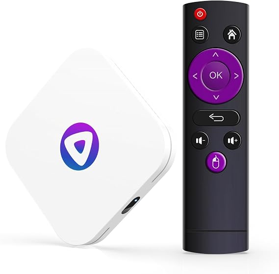 CHROX Android 13.0 TV Box,H96 M1 4GB RAM 64GB ROM RK3528 64-Bit Quad Core with Dual Wi-Fi 2.4G/5.0G, BT 4.0/ 3D Ultra HD 4K/ H.265/ 100M LAN/USB 3.0 Smart TV Box,4GB+64GB