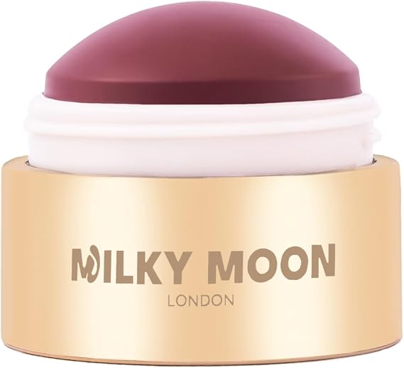 Stellar Cheeks Cream Blush, Long-lasting, Lightweight Formula for Cheeks, Lips & Eyes, Infused with Coconut & Jojoba, Dried Rose