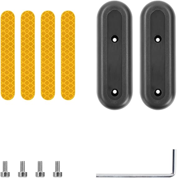 Reflective Sticker Rear Wheel Hub Protective Shell Case Screw Tools for Ninebot Max G30 G30D Electric Scooter Decorative Cover