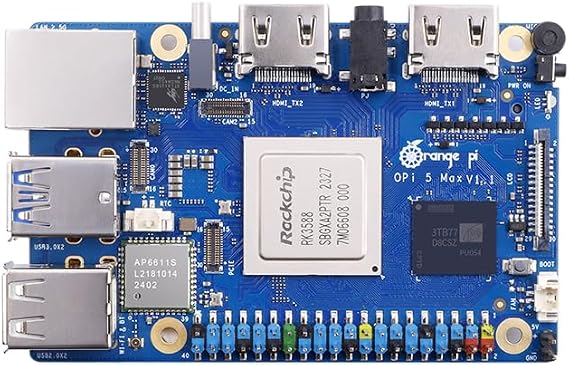 Orange Pi 5 Ultra 8GB/16GB LPDDR5 Rockchip RK3588 8-Core 64-Bit Single Board Computer, Wi-Fi 6E/Bluetooth 5.3/BLE, Development Board Run Linux/Ubuntu/Debian/Android