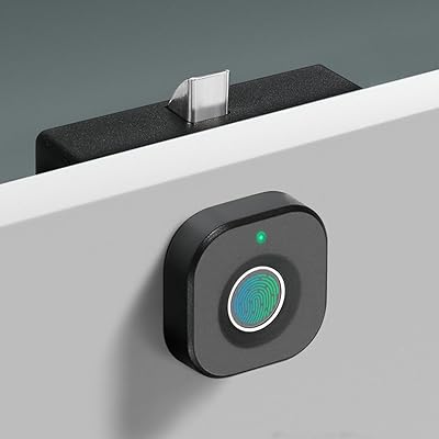 Biometric Fingerprint Cabinet Lock, Black, 32x32mm, Modern Black Style, Battery Indicator, 360-Day Standby, 20 Capacity