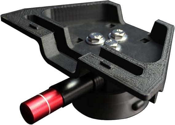 Starlink Mini Mount Pro - 3D Printed Heavy-Duty Bracket with Metal Reinforcement & ASA Eco-Material, 40mm Expandable Suction Mount for Satellite Dish (No Drilling Required) (Black)