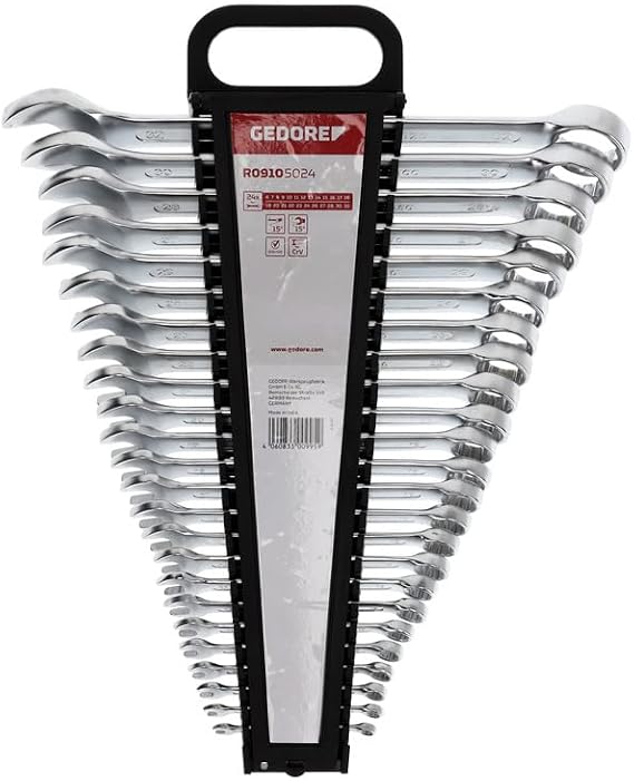 GEDORE RED Combination Spanner Set size6-32mm 24pcs,R09105024, 6-32 mm