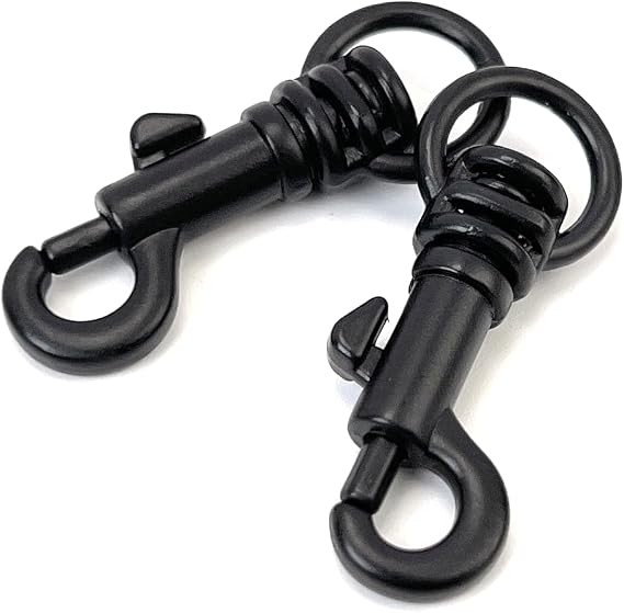 10 Pcs Round Eye Swivel Bolt Snap Hooks