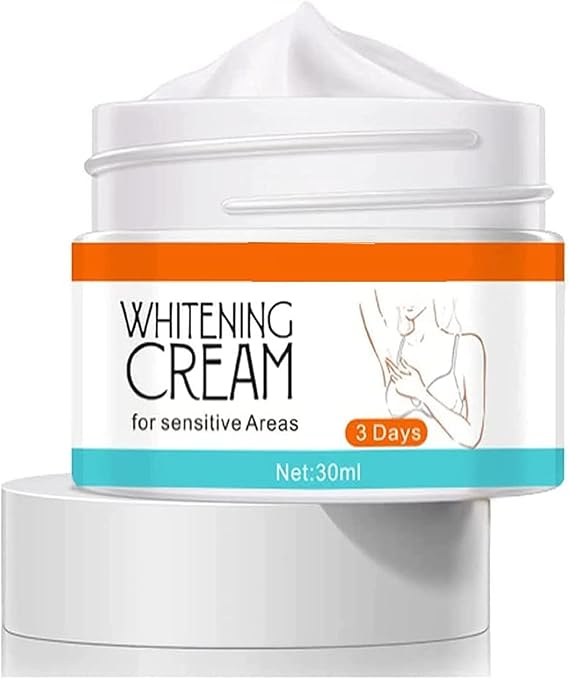 Body Whitening Cream Skin Brightening Cream,whitening Skin Lightening Bleaching Cream,for Armpit Knees Elbows Lightens Dark Area and More Sensitive Area