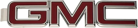 OEM NEW Rear Tailgate GMC Emblem Nameplate Red 14-18 Canyon Sierra 23122158