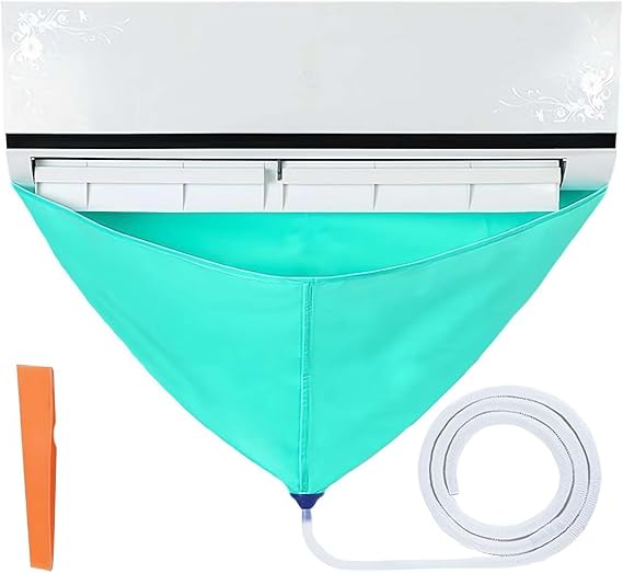 Mini Split Cleaning kit, mini Split air Conditioner Cleaning Kits, dust Washing Clean Protector Waterproof Cover Bag, Clean Bag with Water Pipe for Home air Conditioner Cleaning