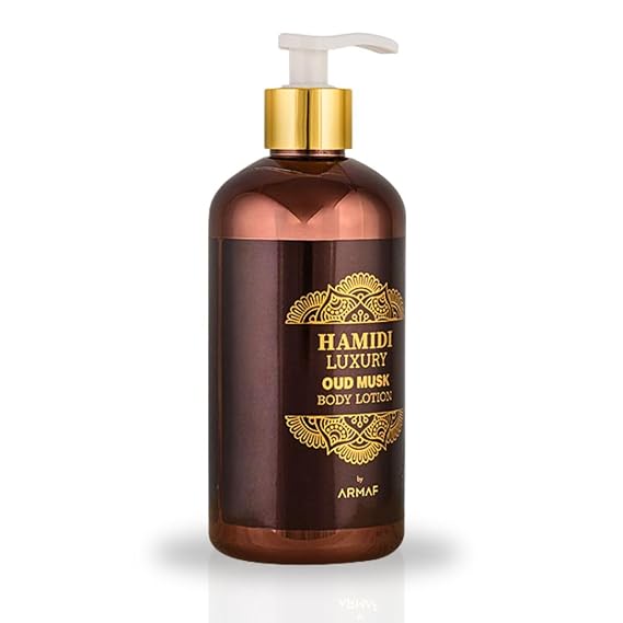 Hamidi Luxury Oud Musk 500ML (16.9 OZ) Ultra Moisturizing Lotion For Dry Skin Nourishing And Replenishes Dry Skin A Sweet Fragrance, Body Lotion for Radiant Skin
