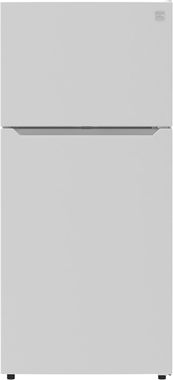 Kenmore 30 Top Mount Refrigerator with Freezer - Adjustable Shelving, Humidity-Controlled Crispers, LED Lighting, ENERGY STAR Certified, Garage Ready, 20.2 cu. ft. Capacity - White