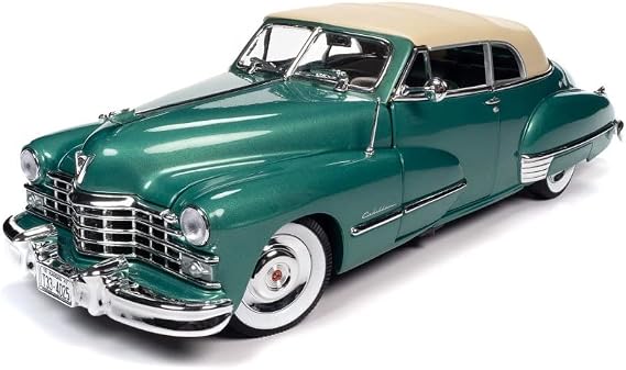 1947 Cadillac Series 62 Soft Top, Green - AW315-1/18 Scale Diecast Car