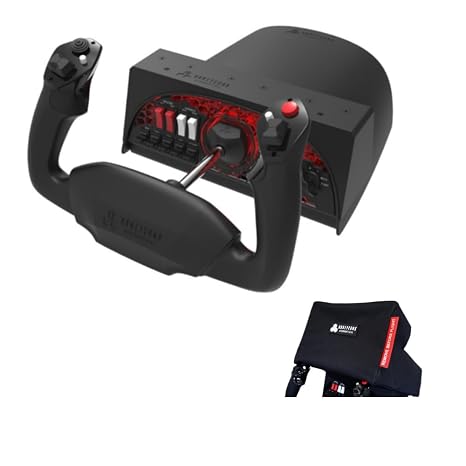 Honeycomb Aeronautical Alpha Flight Controls Yoke and Switch Panel Bundle