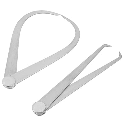 2Pcs Outside Caliper Joint Calipers Set 6inch Stainless Steel 150mm Machinist Outside Inside Firm Joint Calipers Measuring Tool