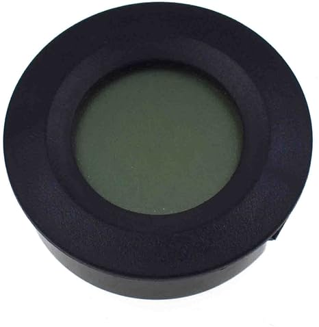 1pc Mini Hygrometer Thermometer Digital Gauge Indoor, LCD Monitor Temperature Outdoor Humidity Meter for Greenhouse (Black)