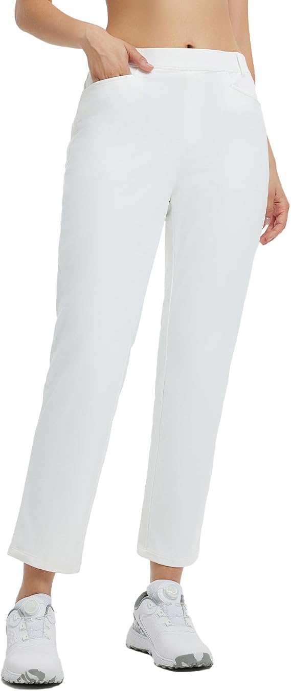 baleaf Womens Fleece Lined Pants Winter Waterproof Thermal Golf Travel Pant