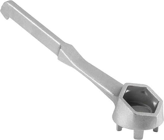 ZEEELINE BY MILTON Aluminum Bung Wrench for Plastic and Metal Drum Bungs, Dual-Sided, Open and Tighten 3/4" (19mm) and 2" (50mm), Spark-Preventing (ZE169)
