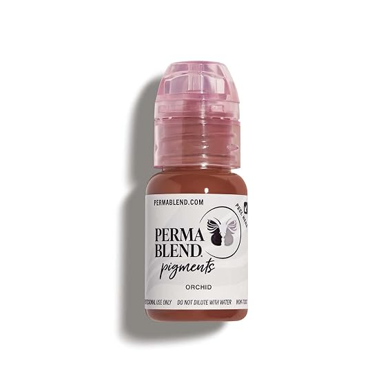 Perma Blend Permanent Makeup for Lips, Used for All Permanent Makeup Procedures, Professional Cosmetic Pigment, Orchid, .5 oz