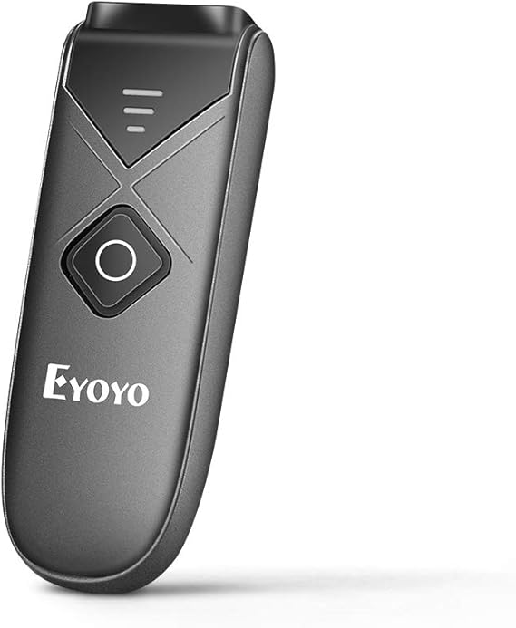 Eyoyo Mini 2D Bluetooth Wireless Barcode Scanner Improved scan sensor portable 1D 2D scanner Bluetooth/2.4G wireless compatible with tablet iPhone Android iOS PC