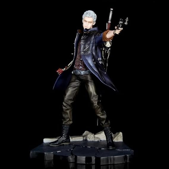 Devil May Cry 5 Action Figures Nero Toy Model Statue PVC Environmental Protection Materials Handmade Suitable for Home Office Desk Decoration Ornaments