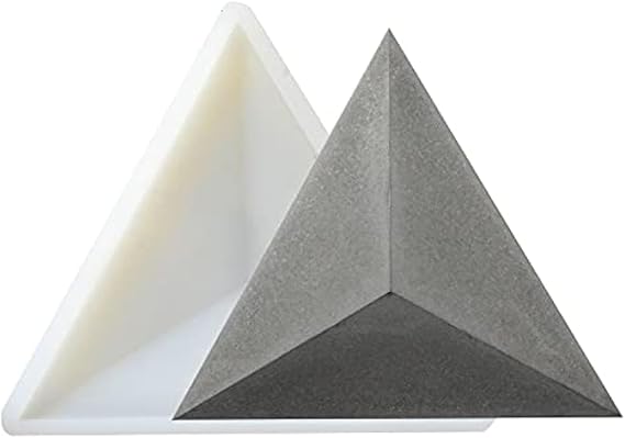 Concrete Triangle Silicone Molds 3D Background Wall Brick Mould Decorative Stone Tile Molds